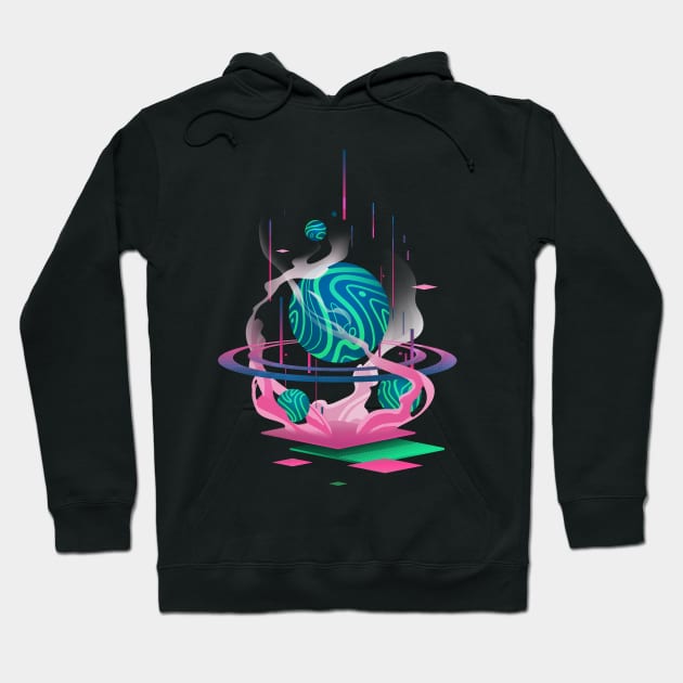 Technosphere Hoodie by JoseOchoaArt